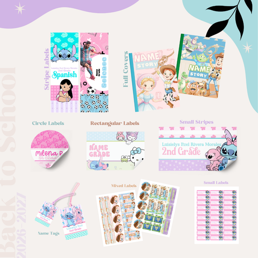 Back to School Labels