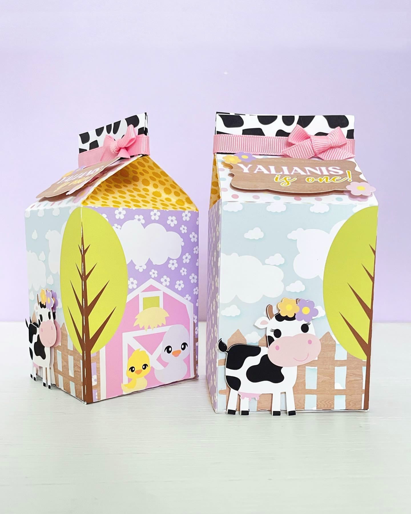 Custom Milk Boxes