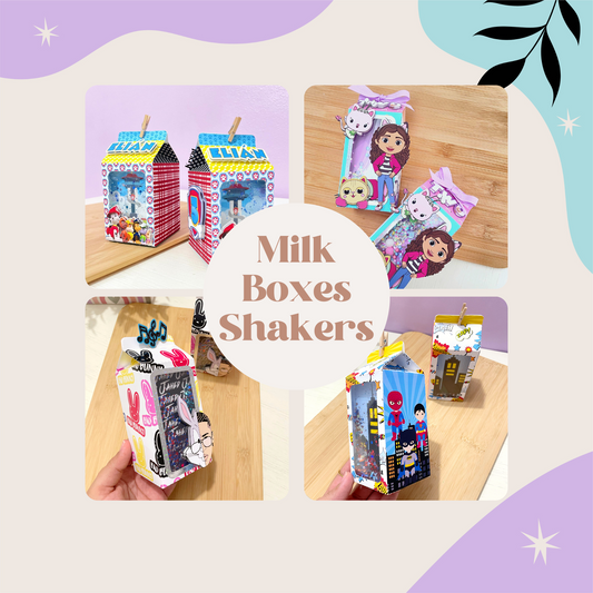 Custom Milk Boxes Shakers