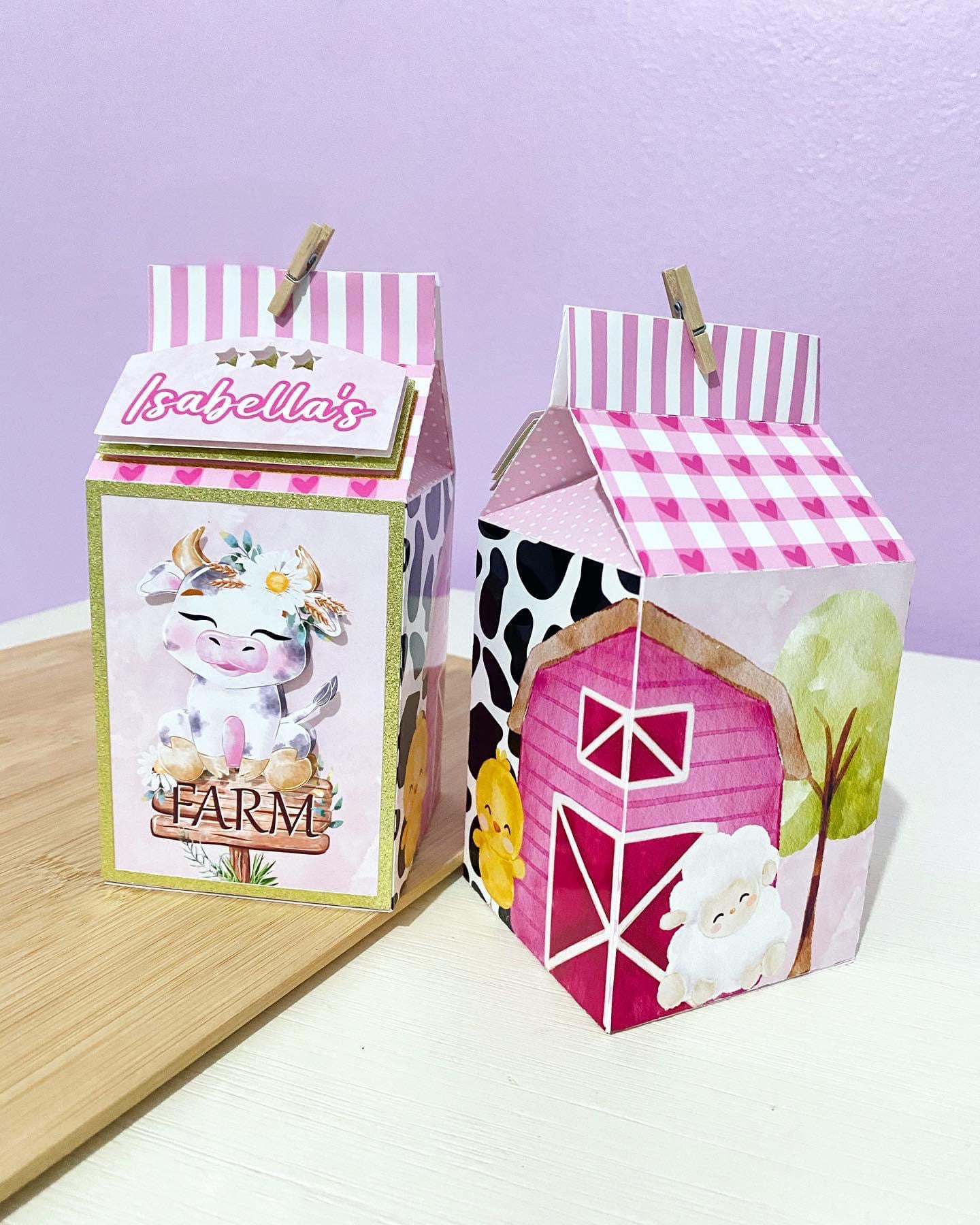 Custom Milk Boxes