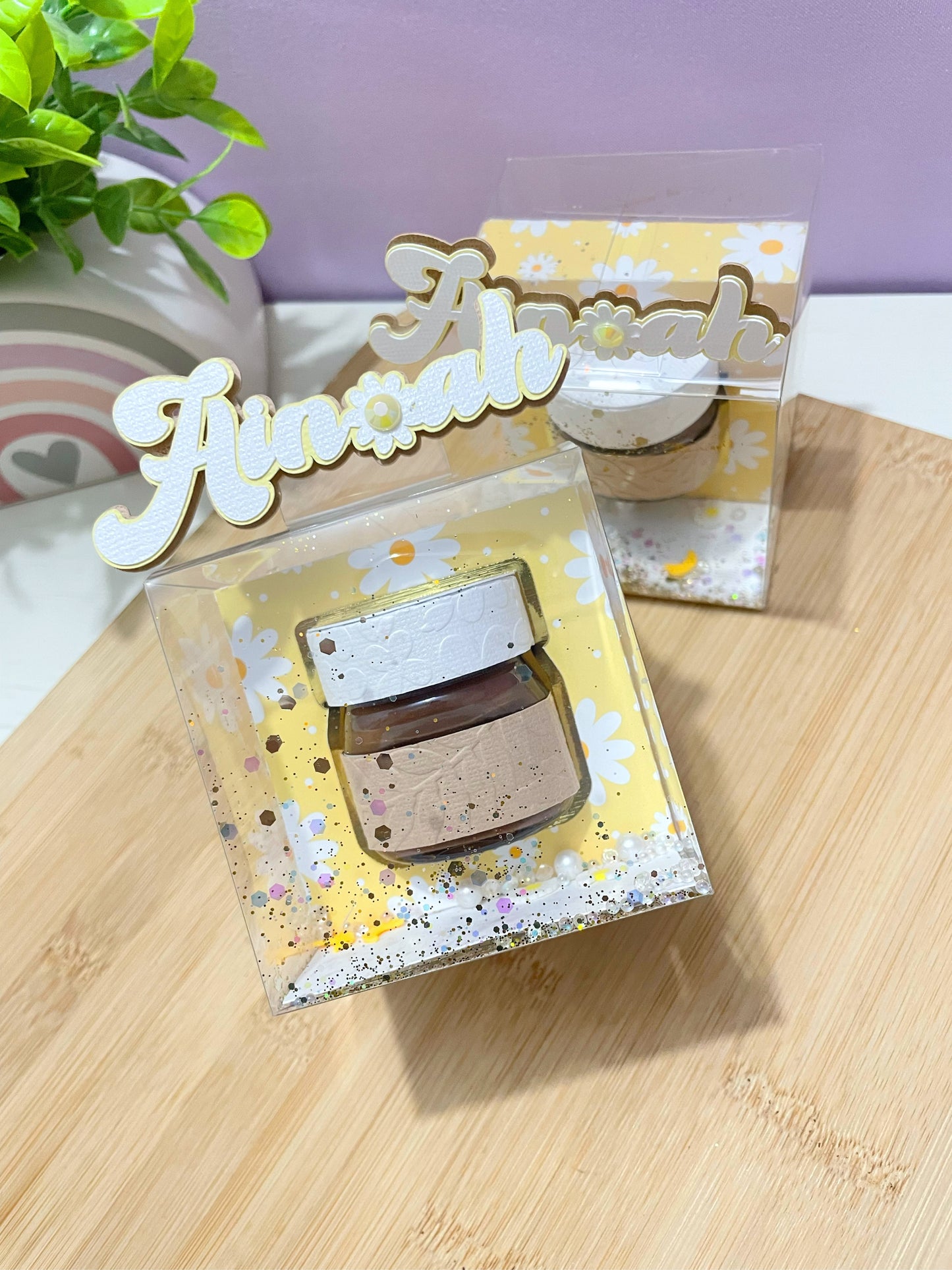 Custom Mini Nutella in Clear Box